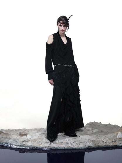 Rayon Cotton Silk Mesh Knit Cardigan