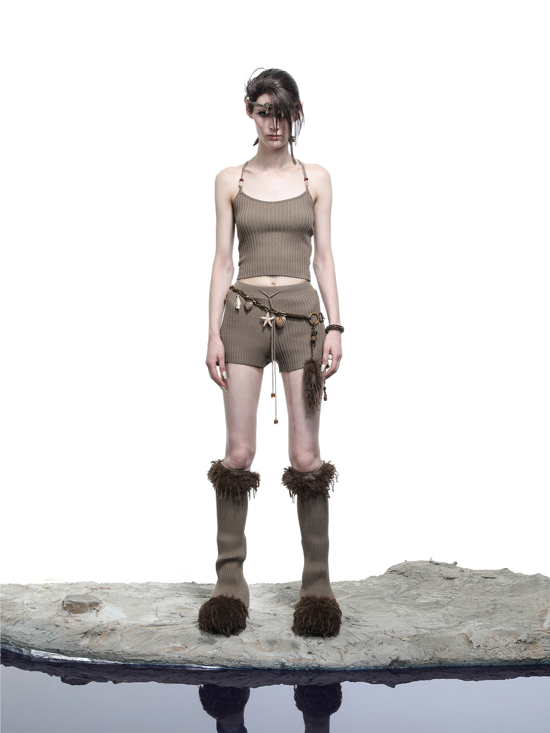 NN NORTH NODE Shape Knit Leg Shapers For Sculpted Silhouette