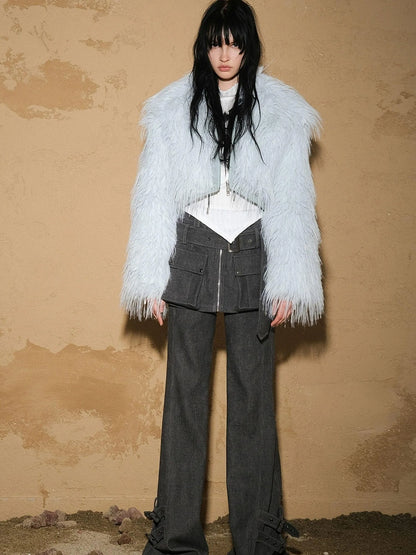 Short Pile Astro Trim Jacket