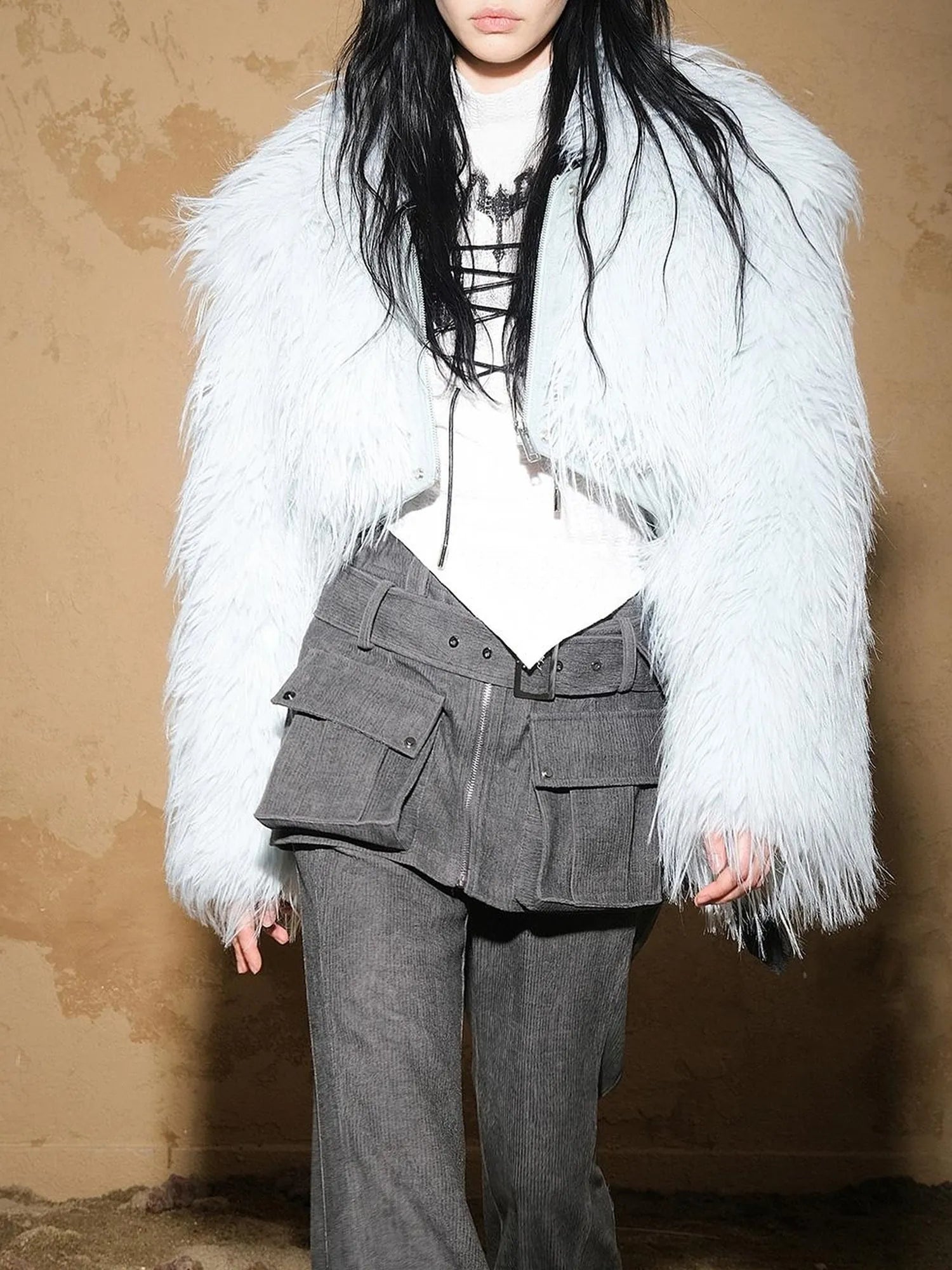 Short Pile Astro Trim Jacket