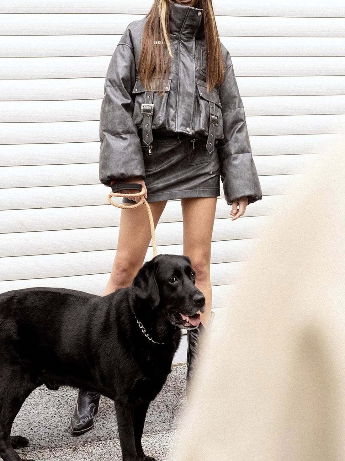 Short Puffer Jacket With 90 White Duck Down Stylish Warm Quilted Coat