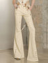 UpdateNN NORTH NODE Slim Fit Flared Pants With Astro Inspired Design