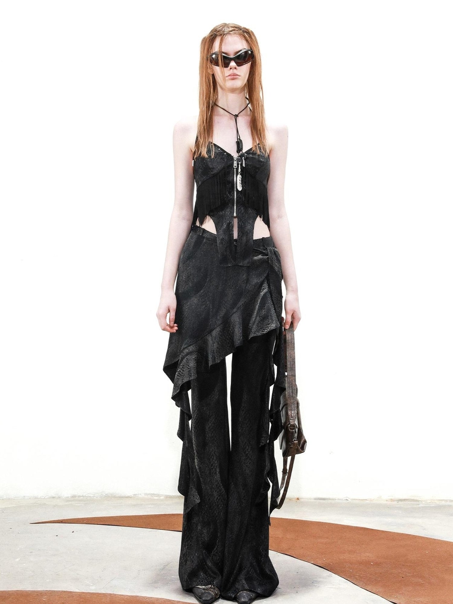 UpdateNN NORTH NODE Snake Fringe Trim Camisole
