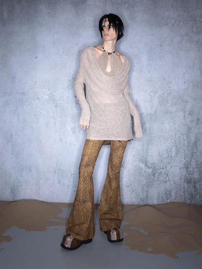 UpdateNN NORTH NODE Song Of Sand Multi Way Sheer Draped T-shirt