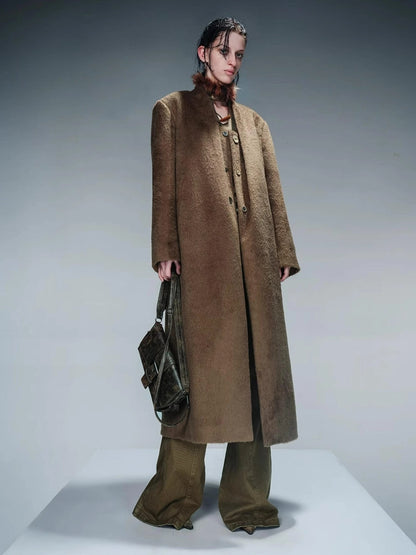 Tailored Mid Length Wool Coat
