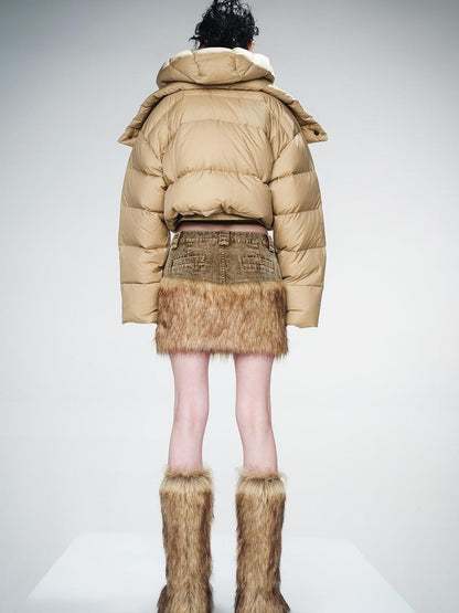 UpdateNN NORTH NODE Ultra Light Thickened Short Down Jacket With 90 Percent White Duck Feather