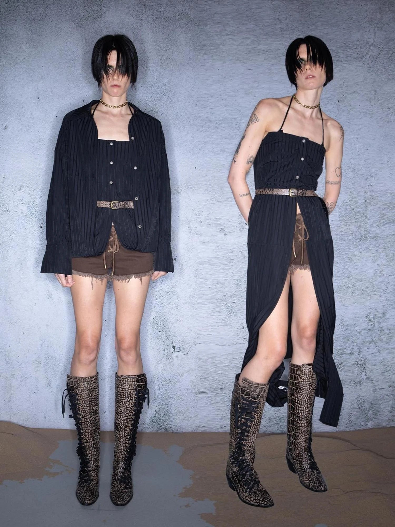 Versatile Long Sleeve Shirt With Multi Way Wear