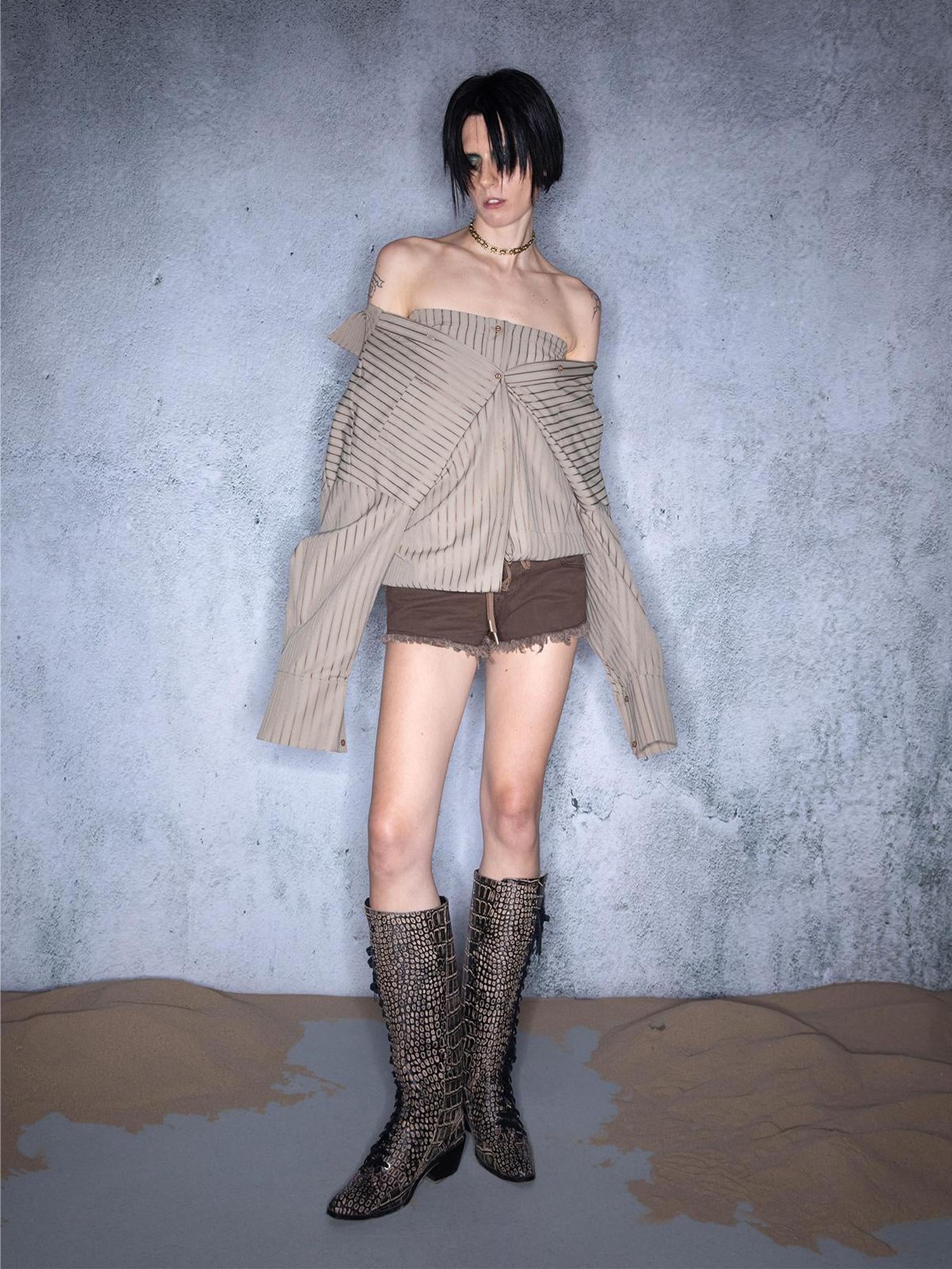 UpdateNN NORTH NODE Versatile Long Sleeve Shirt With Multi Way Wear