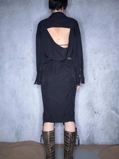 Versatile Long Sleeve Shirt With Multi Way Wear