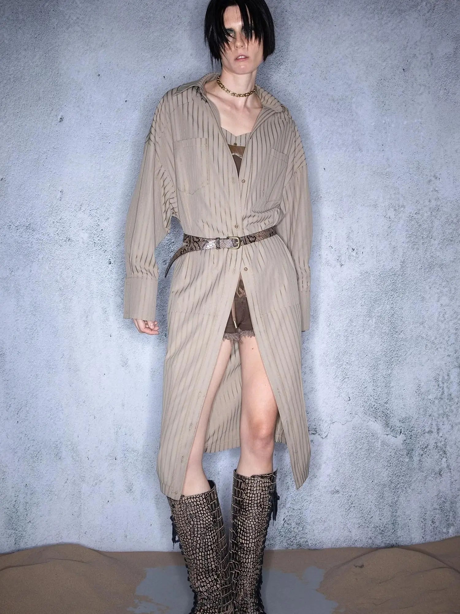 Versatile Long Sleeve Shirt With Multi Way Wear