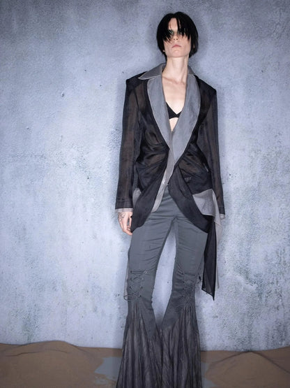 Vintage Inspired Seersucker Blazer