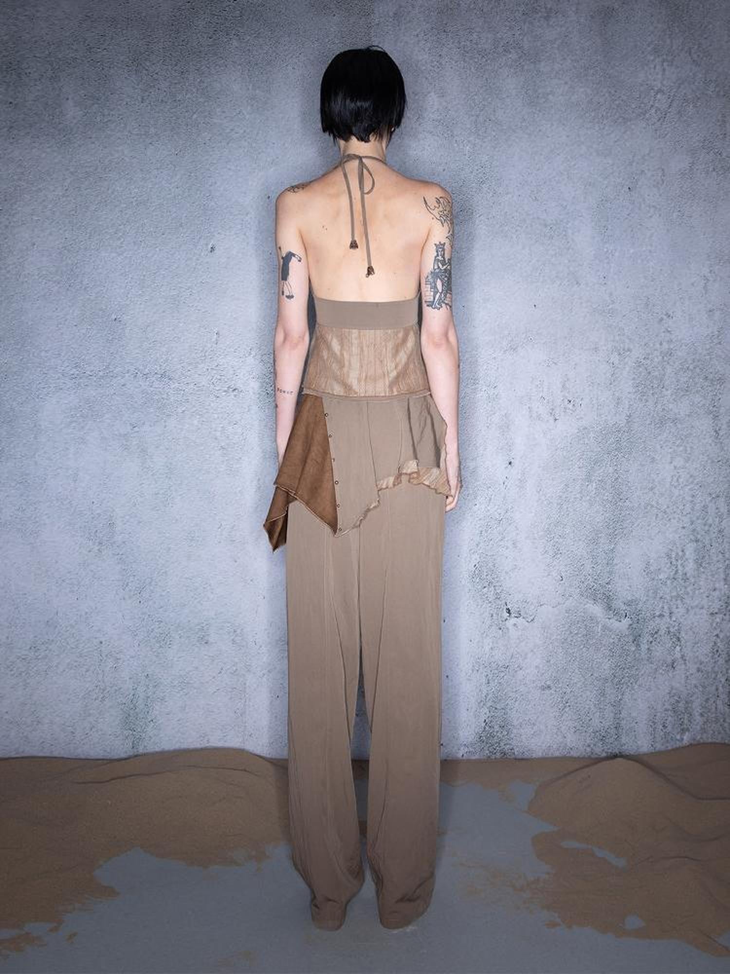 UpdateNN NORTH NODE Waltz Ribbon Wide Leg Culottes