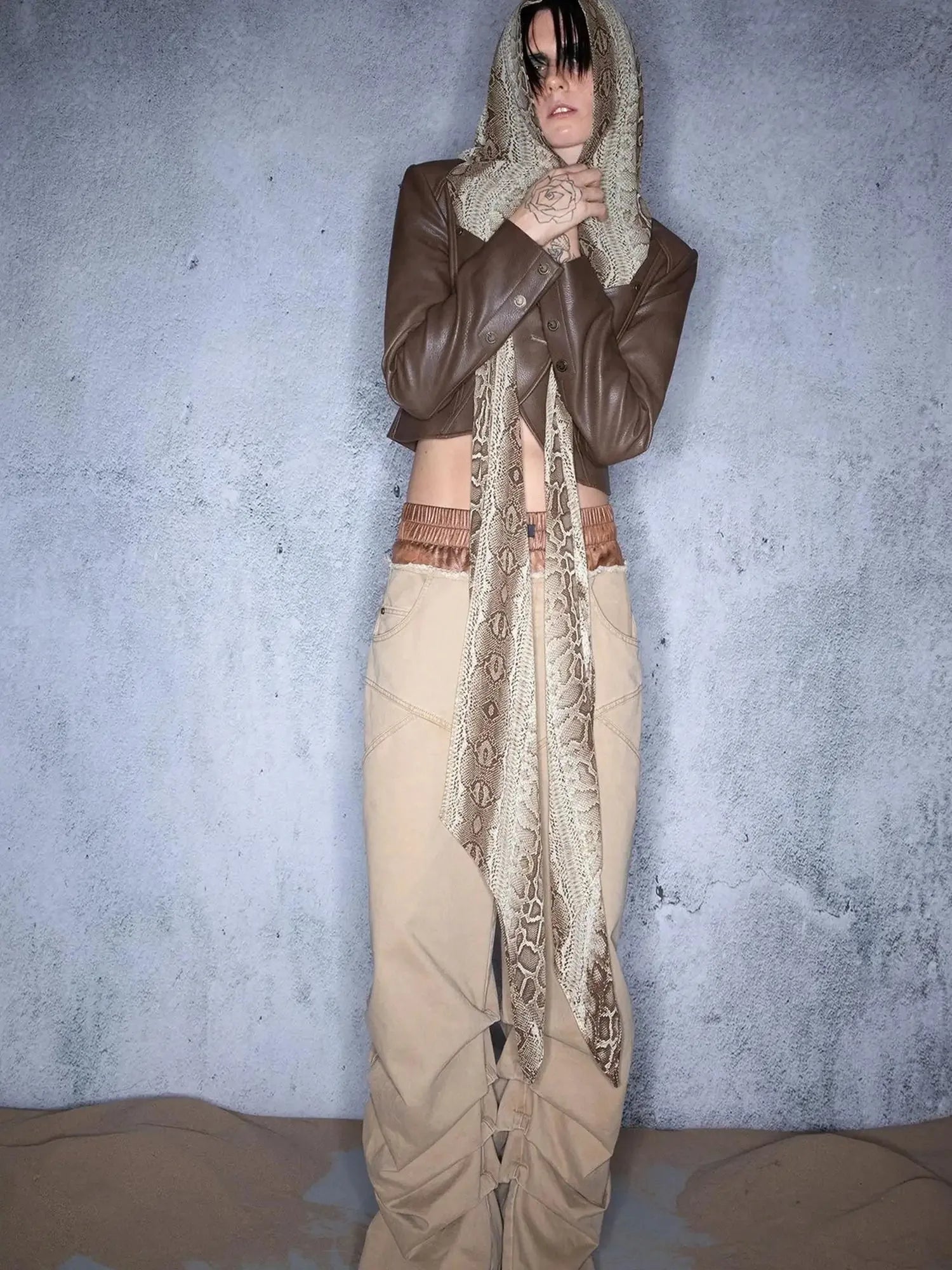 Wild Coronation Detachable Leather Blazer