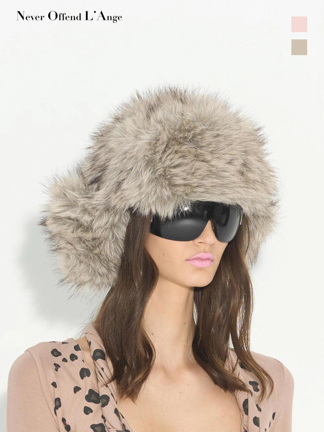 Fluffy Face Framing Winter Trapper Hat