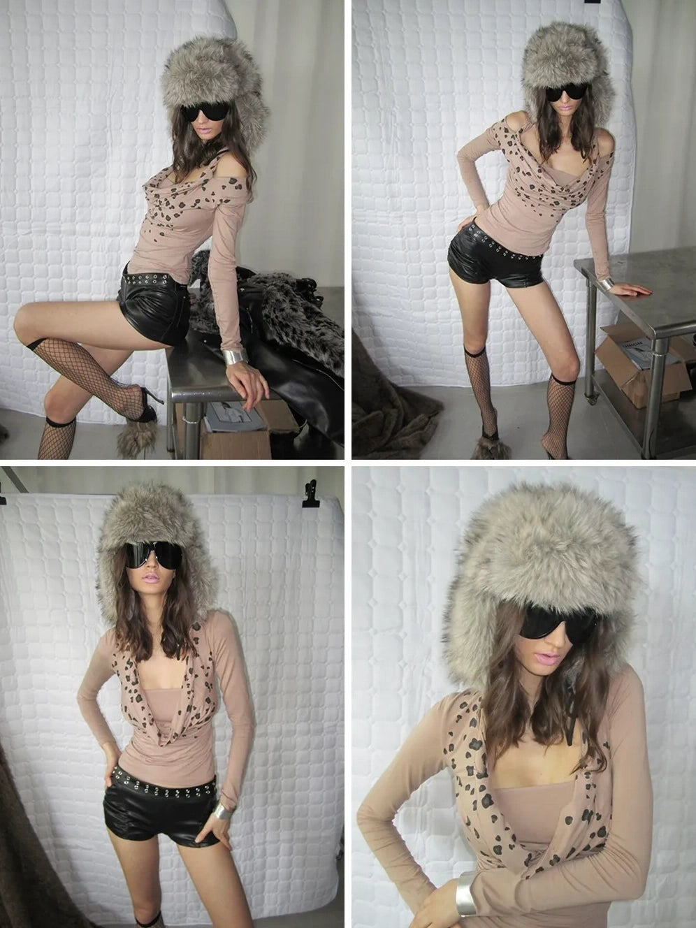 Fluffy Face Framing Winter Trapper Hat