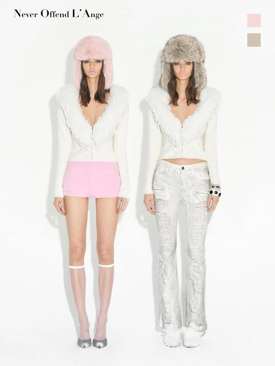 Fluffy Face Framing Winter Trapper Hat