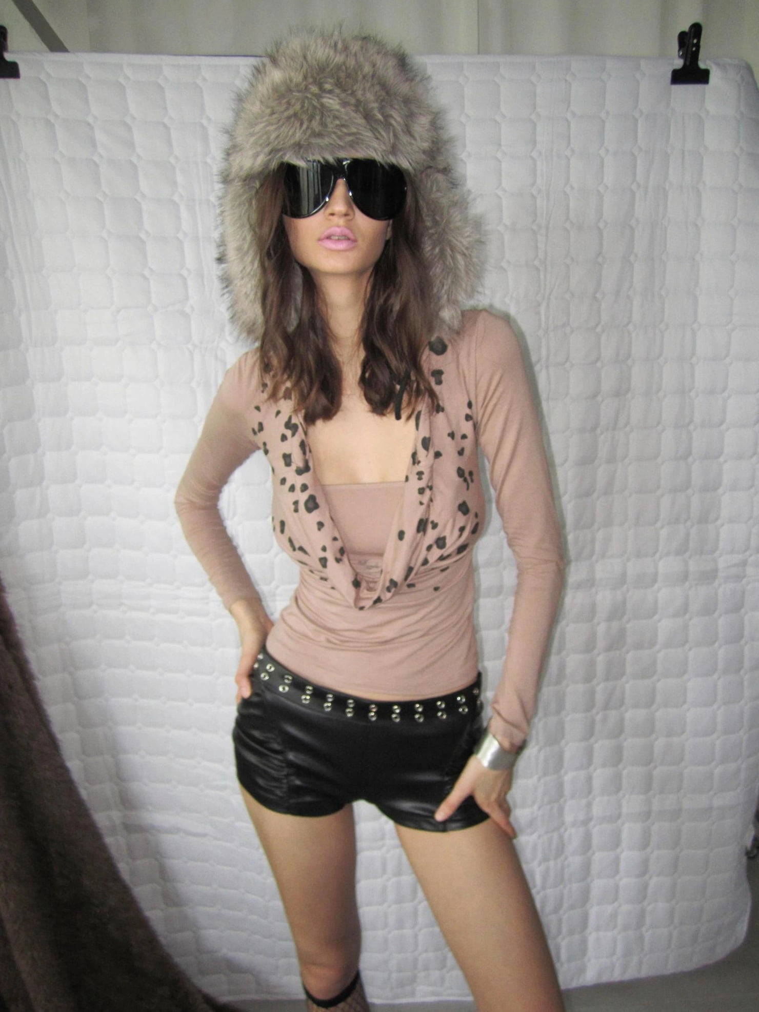 Fluffy Face Framing Winter Trapper Hat