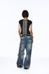 NONAME_SPACE_Distressed_Vintage_Washed_Double_Waistband_Women&