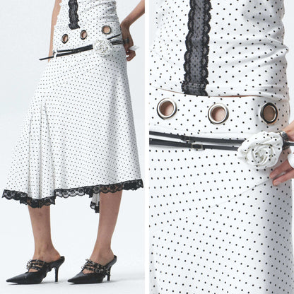 NONAME_SPACE_Polka_Dot_Halter_Sleeveless_High_Waist_Mermaid_Women&