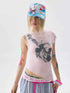 NONAME_SPACE_Two_Tone_Asymmetric_Print_Rhinestone_Slim_Women&