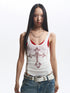 NONAME_SPACE_Two_Tone_Rhinestone_Lace_Embroidered_Curved_Raw_Edge_Women&