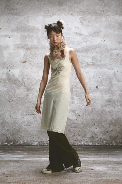 NONAME_SPACE_Two_Tone_Sheer_Printed_Lace_Strappy_Open_Back_Women&