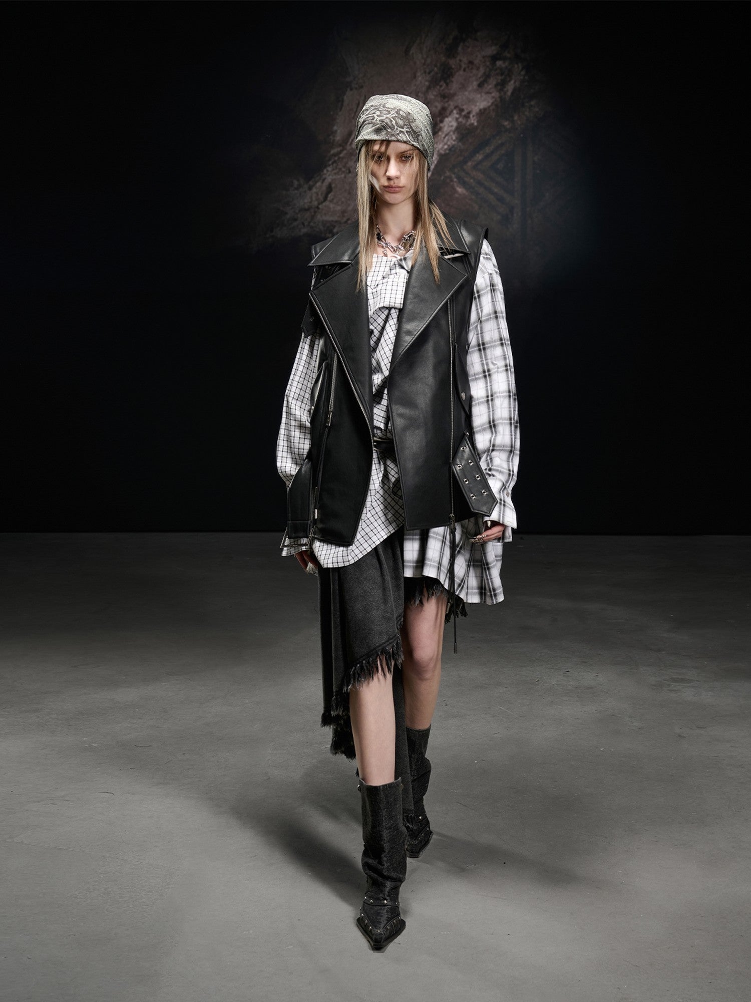 NORTH NODE Accordion Pleated Tailored Women&