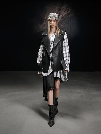 NORTH NODE Accordion Pleated Tailored Women&