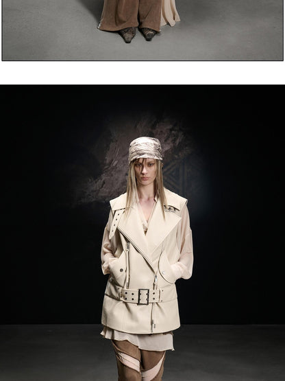 NORTH NODE Accordion Pleated Tailored Women&