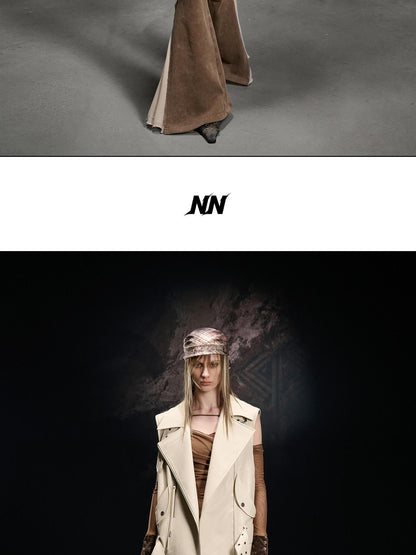 NORTH NODE Accordion Pleated Tailored Women&