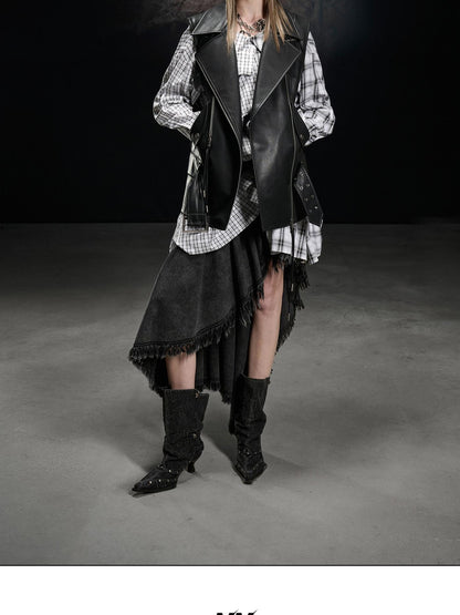 NORTH NODE Accordion Pleated Tailored Women&