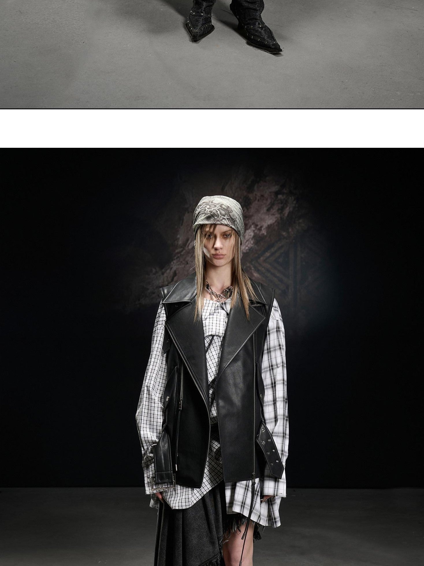 NORTH NODE Accordion Pleated Tailored Women&