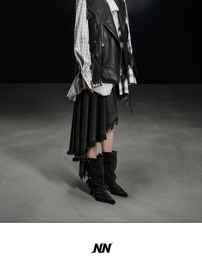 NORTH NODE Accordion Pleated Tailored Women&