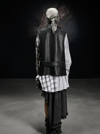 NORTH NODE Accordion Pleated Tailored Women&