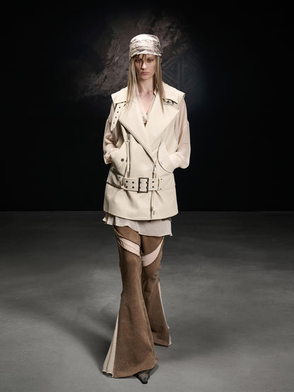 NORTH NODE Accordion Pleated Tailored Women&