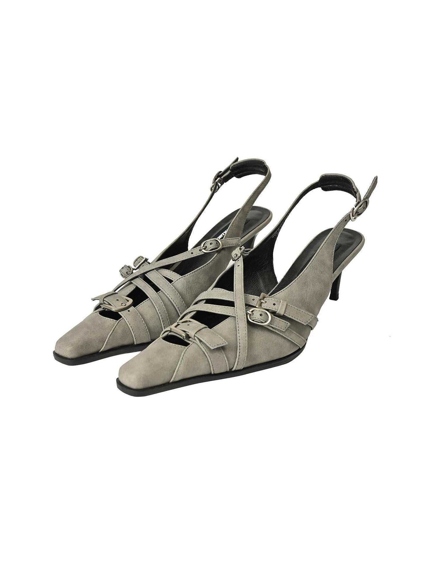 NORTH NODE Almond Roman Wrap Pointed Toe Women&