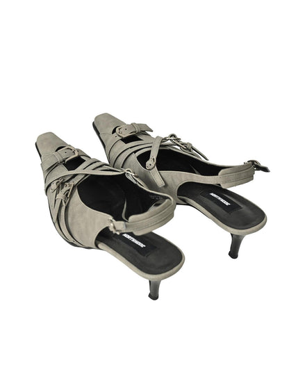 NORTH NODE Almond Roman Wrap Pointed Toe Women&