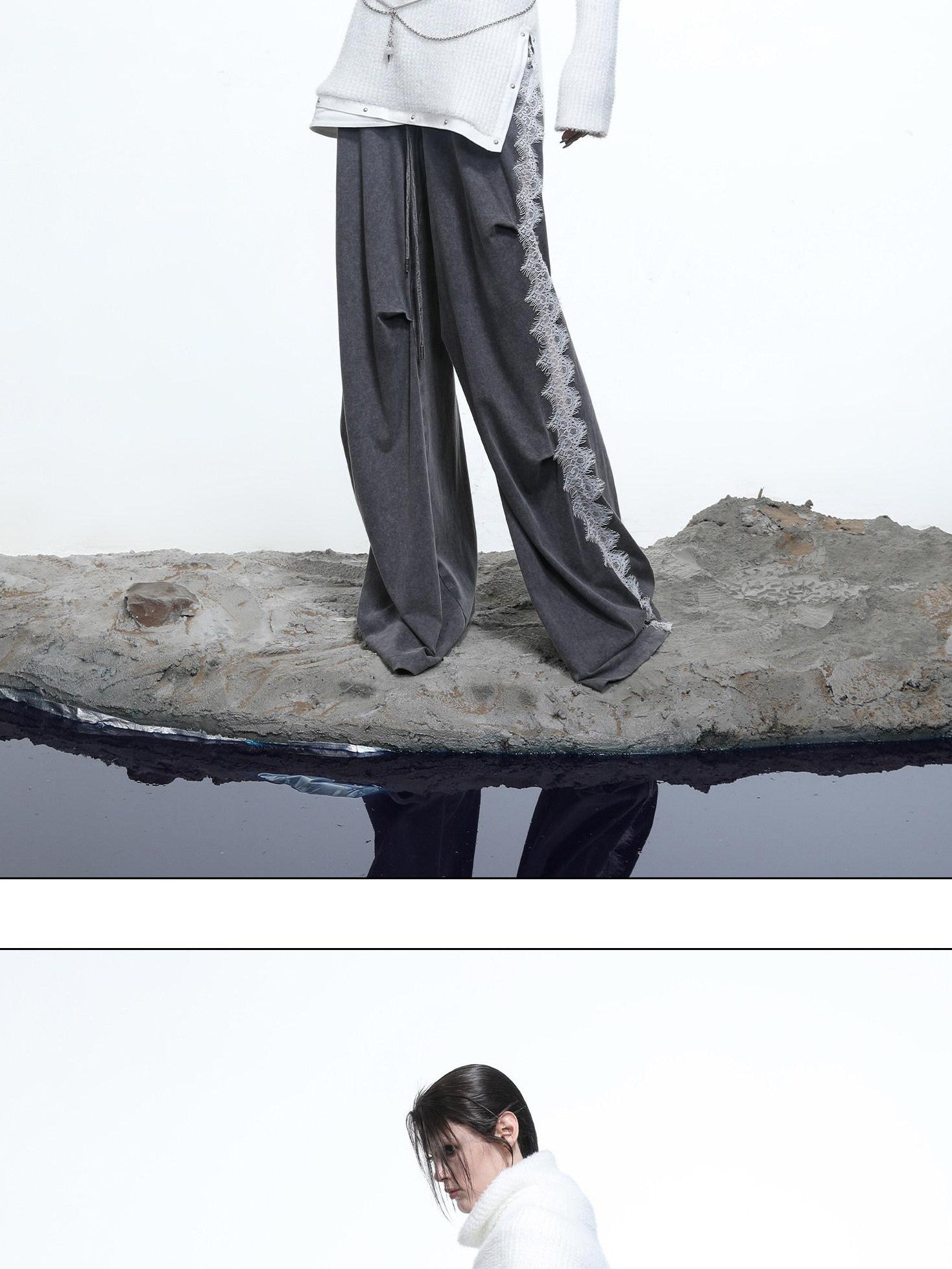 NORTH NODE Armor Inspired Stacked Thick High Neck Women&