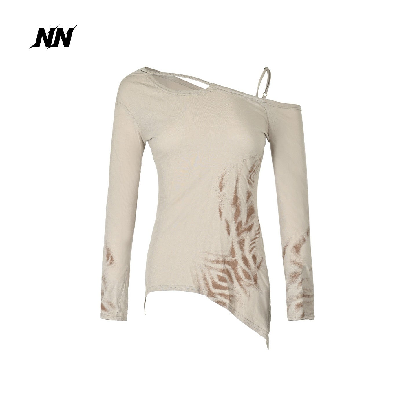 NORTH_NODE_Asymmetric_Printed_Knitted_Collar_Deconstructed_Women&
