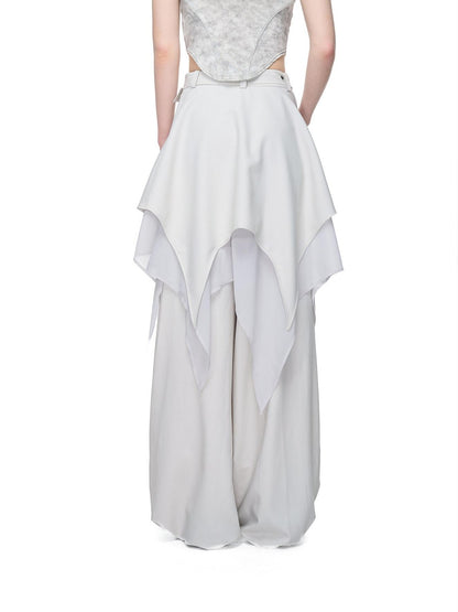 NORTH NODE Asymmetric Ruffle Splice Deconstructed Women&