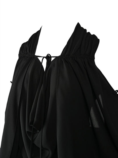NORTH NODE Asymmetrical Off Shoulder Ruffle Women&
