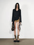 NORTH_NODE_Asymmetrical_Patchwork_Ruffle_V-neck_Loose_Women&