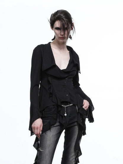 NORTH_NODE_Asymmetrical_Ruffle_Multiway_Wear_Women&