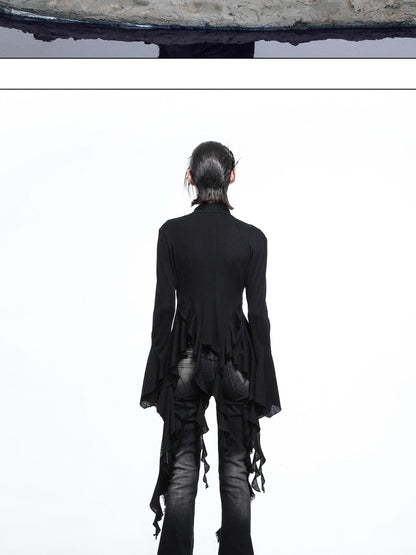 NORTH NODE Asymmetrical Ruffle Multiway Wear Women&