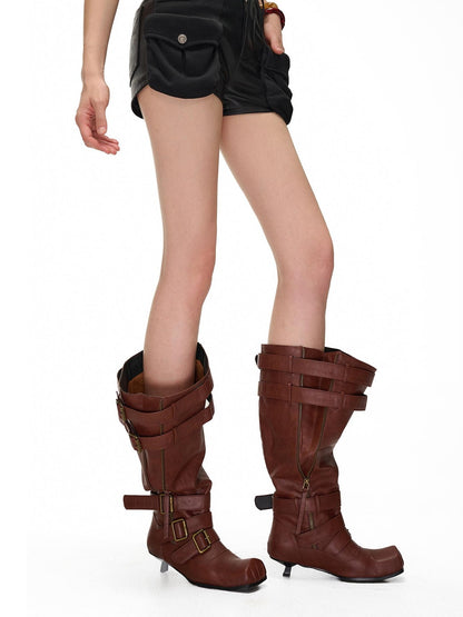 NORTH NODE Baggy Cargo Pocket Patchwork Women&