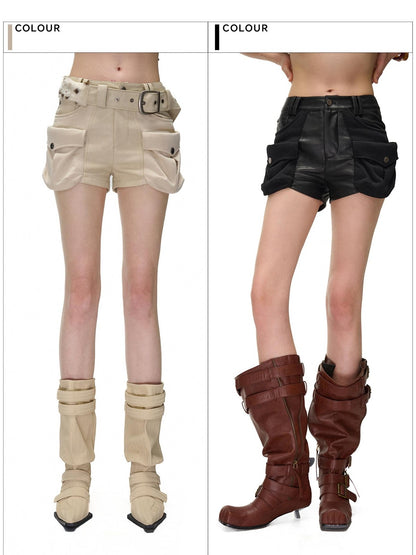 NORTH NODE Baggy Cargo Pocket Patchwork Women&