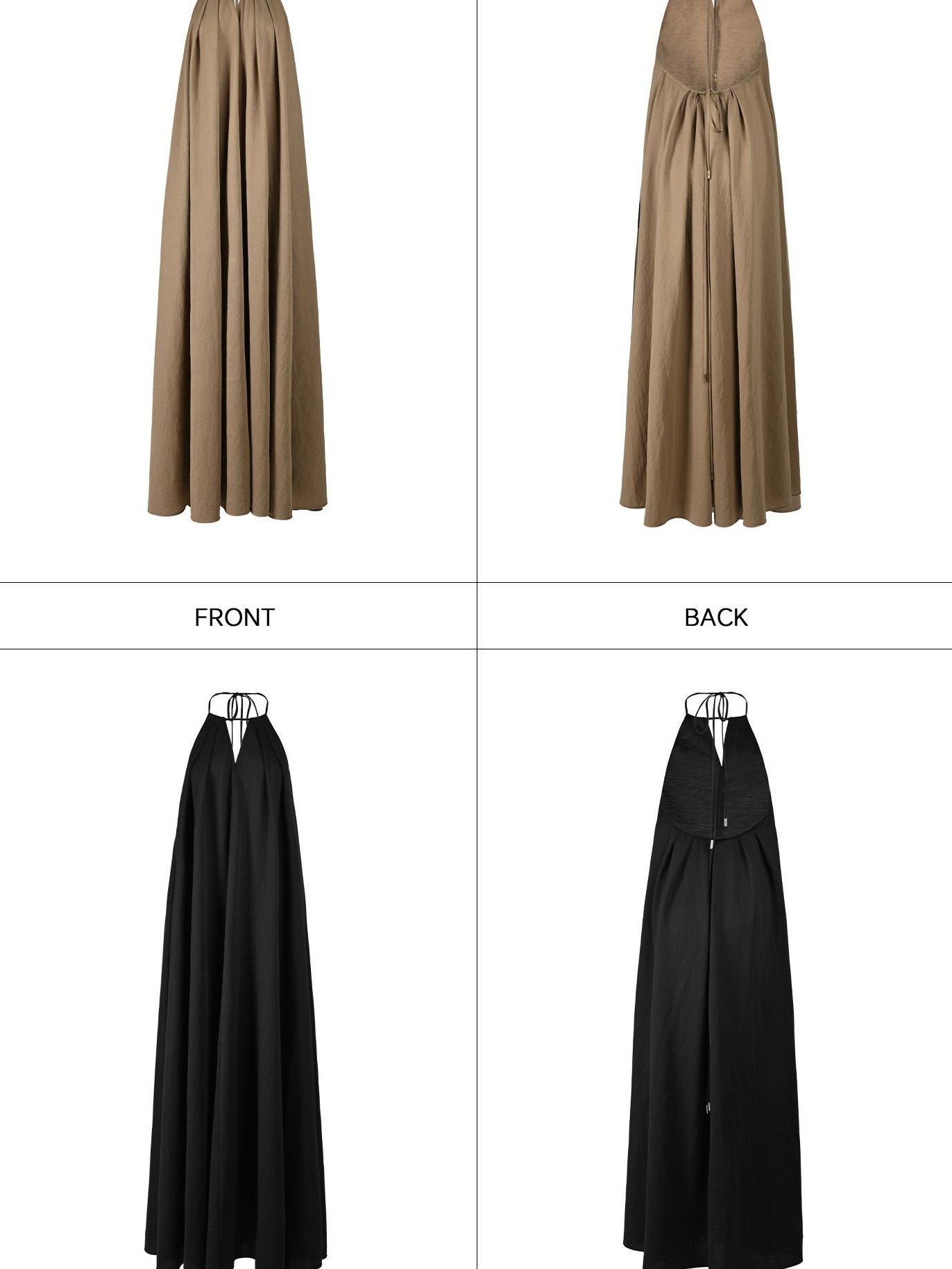 NORTH NODE Beach Bonfire Pleated Drawstring A Line Women&