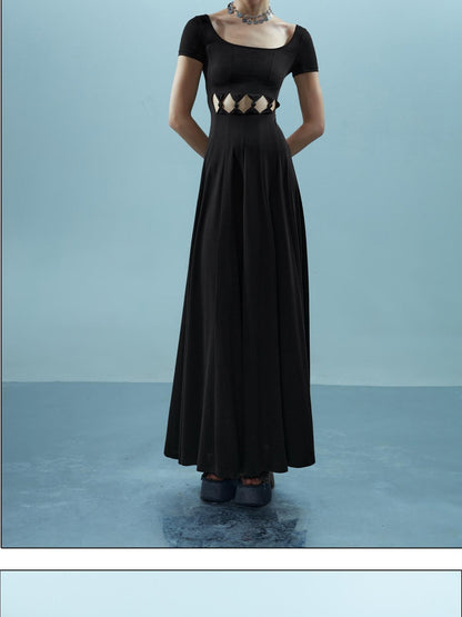 NORTH NODE Beaded Hollowout Cutout Slim Fit Women&