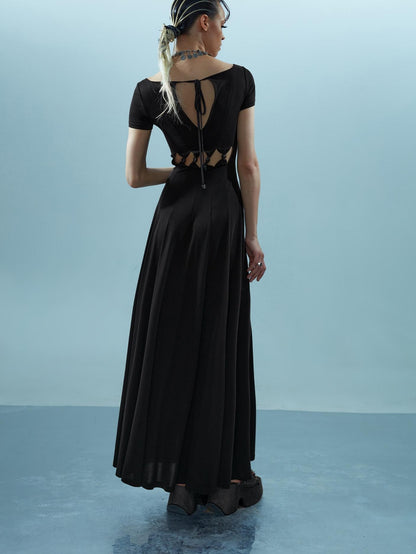 NORTH NODE Beaded Hollowout Cutout Slim Fit Women&