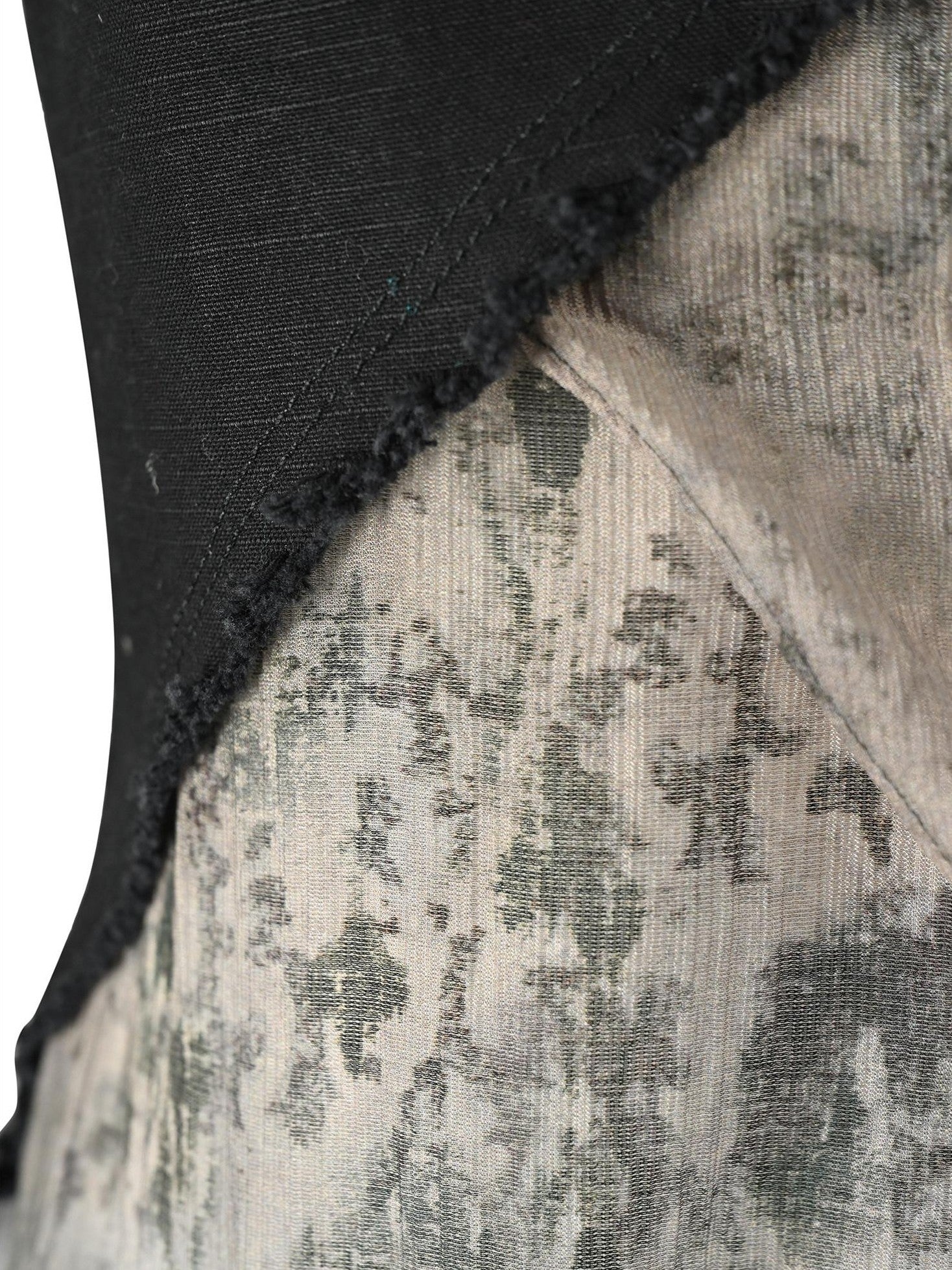 NORTH NODE Beaded Lace Print Patchwork Splice Women&